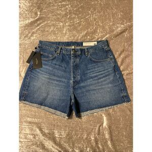 Rag & Bone Vintage Cut-Off High Rise Midi Short Size 32